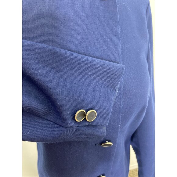 Vintage D’Allairds 70s 80s Pleated Dress MIDI Woman M/L Mod Secretary Canada - Picture 3 of 5